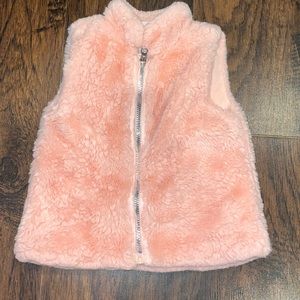 Pink Fur Vest 2T